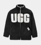 【UGG】Raquelle ラケル シェルパ ジャケット black UGG® 公式【 ラケル シェルパ ジャケット|Raquelle Sherpa